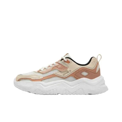 361° Ice Cream Slip-on Устойчивый к истиранию Низкий Топ Casual Женский Бежевый Коричневый