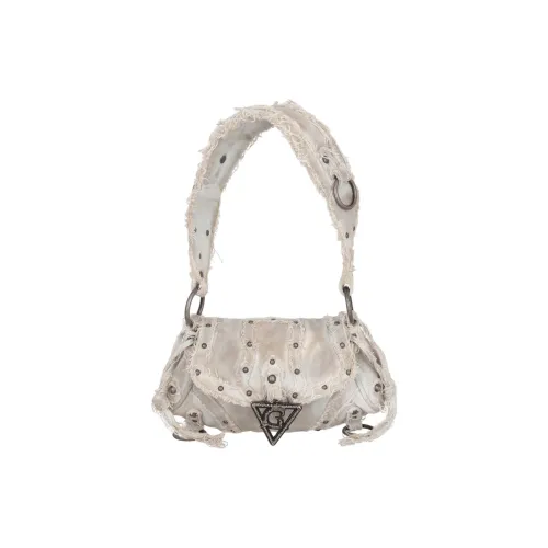 GUESS Хлопок Сумка Сумка через плечо Женская Белая