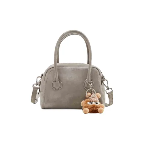 teenmix Сумка для боулинга из синтетической кожи сумка через плечо сумка среднего размера женская серый хаки красный коричневый