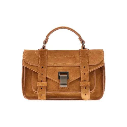 PROENZA SCHOULER Замшевая сумка через плечо мини-сумка женская цвет печенья