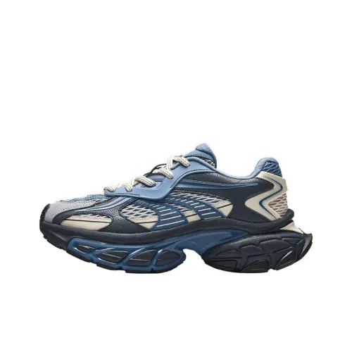ANTA Low-Top Cushioned Sneakers Синий Бежевый Мужской