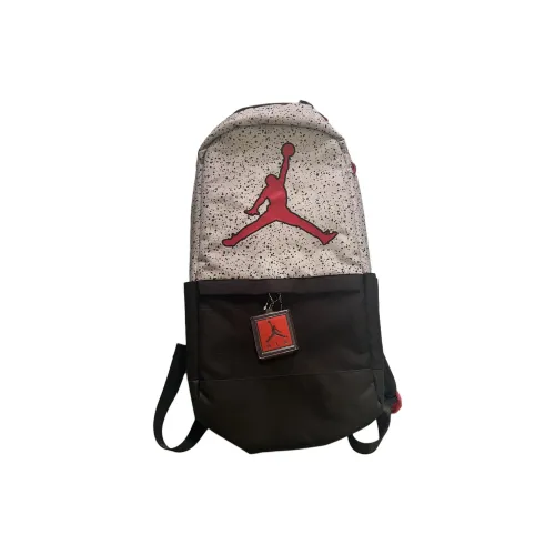 Джордан Полиэстер Рюкзак Стандартный Унисекс Черный Серый