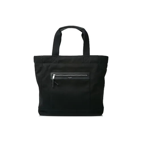 SAINT LAURENT Хлопок Тоут Сумка Сумка для покупок Сумка на плечо Сумка унисекс черная