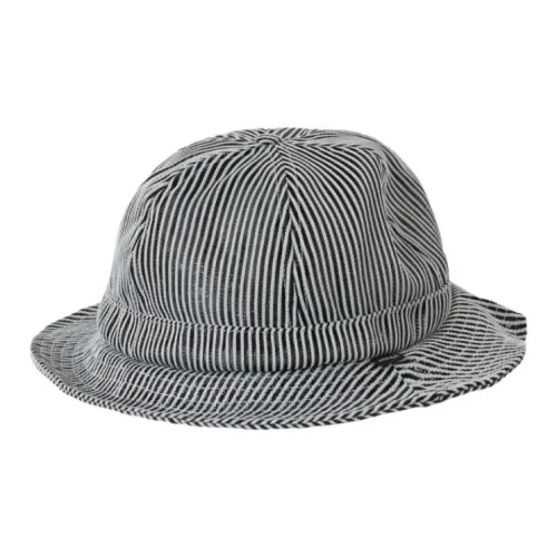 Supreme Bucket Hats Unisex Черный Белый