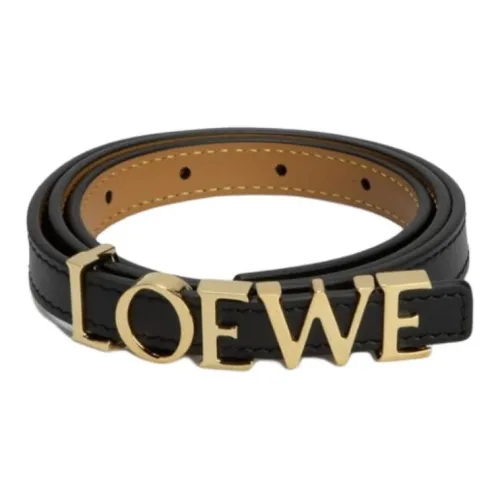 LOEWE Металлические кожаные ремни для женщин