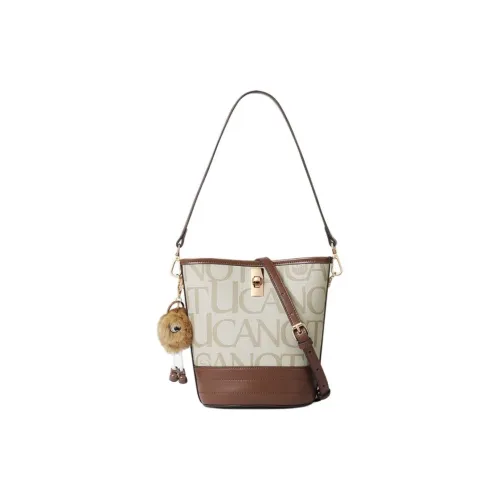 TUCANO Сумка через плечо из ПВХ среднего размера женская темно-хаки