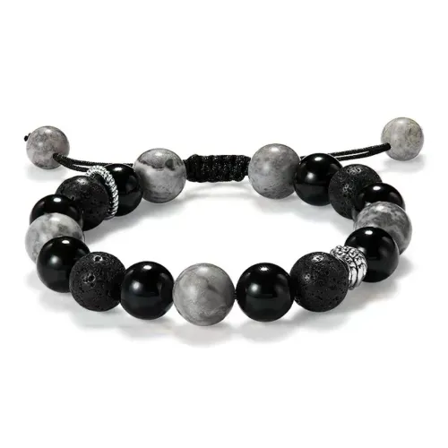 J KINGLAY Obsidian Браслеты Унисекс