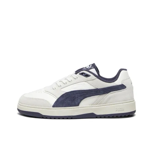 PUMA Doublecourt Low Топ Скейтборд Кроссовки Унисекс Белый Морской Синий