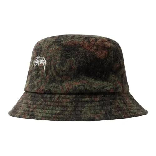 Stussy Bucket Hats Unisex Зеленый