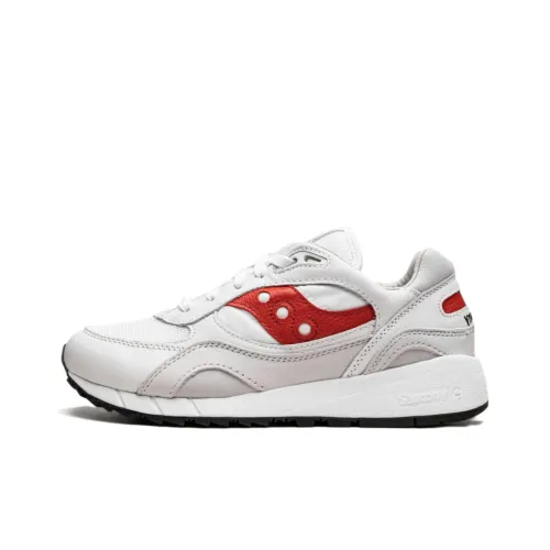 Saucony Shadow 6000 Slip-resistant Abrasion-resistant Low-top Беговые кроссовки Мужские Красный Серый
