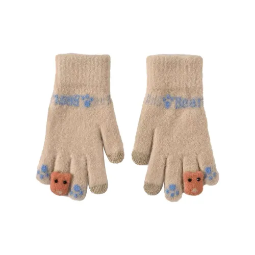 JKEM Акриловые вязаные перчатки унисекс