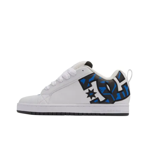 DC Shoes Court Graffik Low Топ Скейтборд Кроссовки Мужские Белые