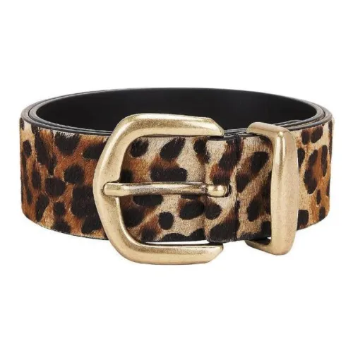 ISABEL MARANT ETOILE Телячья кожа Кожаные ремни Женские Коричневый Ширина 4CM