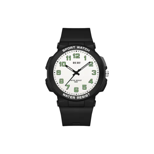 RERF Young Collection Старшая школа Exam Watch Кварцевый механизм TPU Ремешок Часы Унисекс Белый циферблат