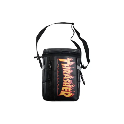 Thrasher Полиэстер Zipper Сумка через плечо Стандартная Унисекс Черный