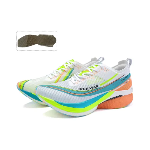 IRUNSVAN Беговые кроссовки Унисекс Несовпадающие Синий Liuyun ACROSS Ten Thousand Miles