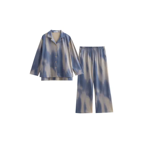 Same Language Пижамный комплект Женские Dreamy Space Пыльно-синий