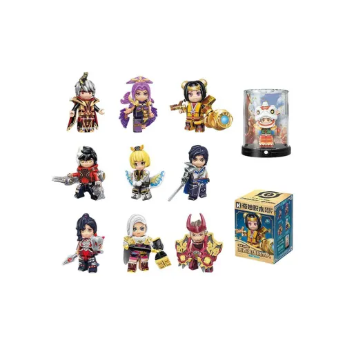 QIMENGJIMU Honor of Kings Тройной POP Карман Фигурки Слепые Коробки Одиночная Слепая Коробка Полная Коробка 9 шт