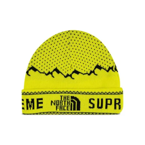 Supreme x The North Face Шапки-бини Мужской Желтый