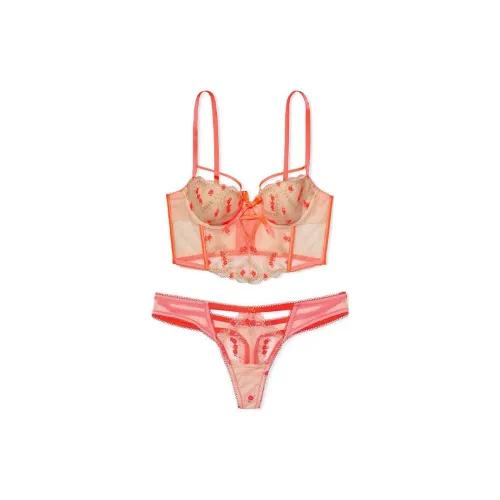 Victoria's Secret Комплект нижнего белья для женщин цвет оранжевый