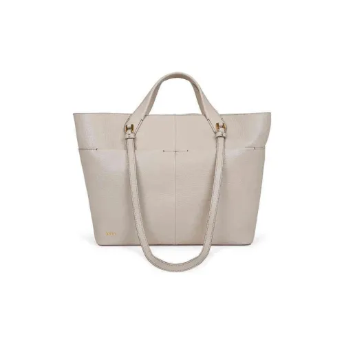 Ecco Сумка-тоут из коровьей кожи сумка для покупок сумка через плечо сумка среднего размера женская цвет тауповый