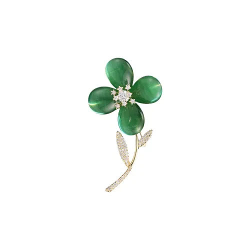 Lockstarfy Стекло Кошачий глаз Броши Женские