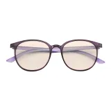 Нежный фиолетовый [Меланин Линзы] С простыми стеклами С простыми стеклами [Пост-операционный Защитный Эксклюзивный]