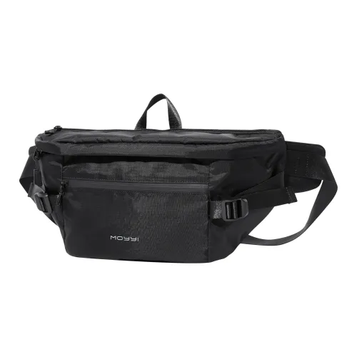 MOYYI Oxford Sling Bag Large Unisex Black MOYYI Оксфорд Слинг Сумка Большая Унисекс Черная