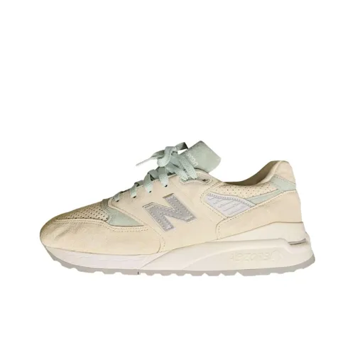 New Balance NB 998 Low Топ Беговые кроссовки Унисекс Бежевый