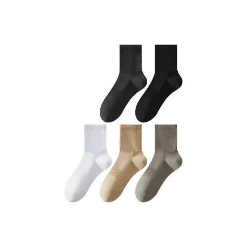 H YXIANG Носки Crew Мужские упаковка из 5 пар