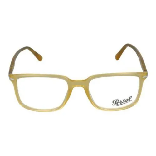 PERSOL Ацетат Прямоугольные Оправы для Очков Мужские Желтые