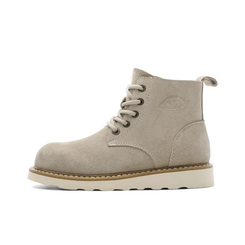 Dickies Детская кожаная обувь High Top Светлый хаки Kids