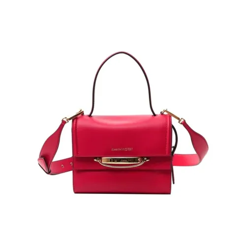 Alexander McQueen Телячья кожа Сумка через плечо Унисекс Красная