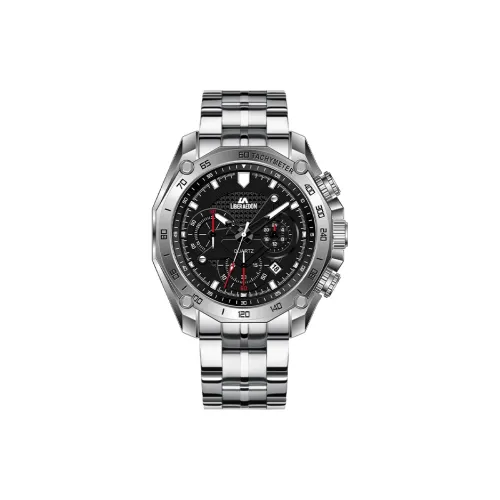 LIBER AEDON Наручные часы Кварцевый механизм Черный циферблат Мужские часы