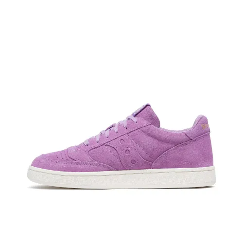 Saucony Jazz Court Slip-Resistant Abrasion-Resistant Low-Top Skateboard Shoes Unisex Purple Сaucony Jazz Court противоскользящие устойчивые к истиранию низкие топовые скейтборд-кроссовки унисекс фиолетовые
