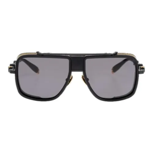 BALMAIN Металл Ацетат Нерегулярная форма Солнцезащитные очки Унисекс Черный