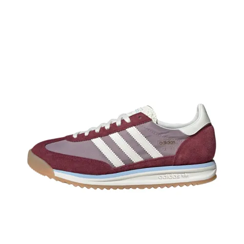Adidas SL 72 RS Slip-resistant Abrasion-resistant Low Top Беговые кроссовки Унисекс Бордовый
