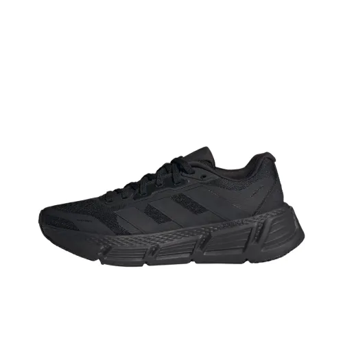 Adidas Questar Амортизирующие низкие беговые кроссовки с противоскользящим эффектом мужские черные