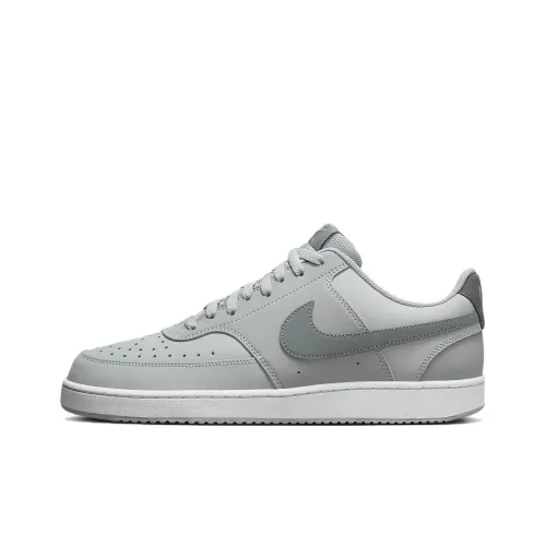 Nike Court Vision Slip-Resistant Abrasion-Resistant Low Top Скейтборд Кроссовки Мужские Серые