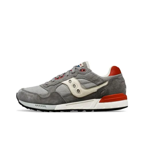 Saucony Shadow 5000 Slip-Resistant Abrasion-Resistant Low-Top Беговые кроссовки Унисекс Серый