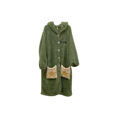 OEING Зеленый Женские Банные халаты