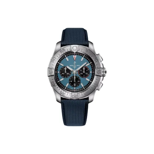 BREITLING Автоматический Механический Часы Мужские 46 мм Синий