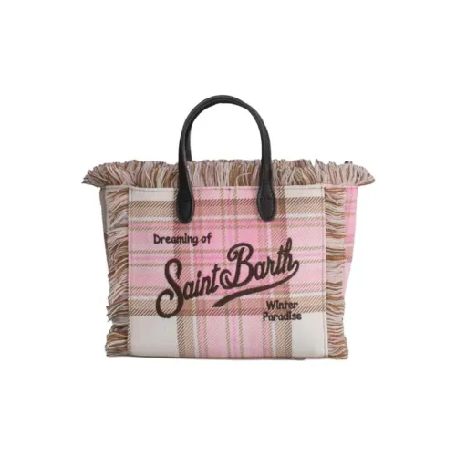 MC2 SAINT BARTHELEMY Клетка Шерсть Ткань Сумка через плечо Сумка Мини Унисекс Кофе Многоцветный