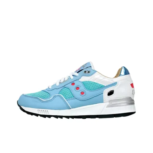 Saucony Shadow 5000 Slip-Resistant Abrasion-Resistant Low-Top Беговые кроссовки Унисекс Синий Белый