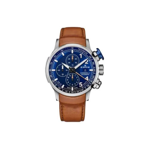 EDOX Автоматический Механический Movement Унисекс Часы 45 мм Синие