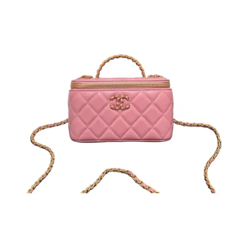 CHANEL Овчина Сумка для коробок Сумка для макияжа Сумка Сумка через плечо Сумка через плечо Женская Розовая