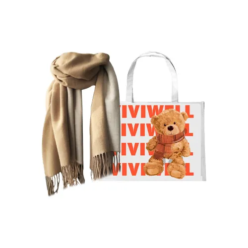 VIVIWELL Вязаные шарфы из искусственного кашемира для женщин