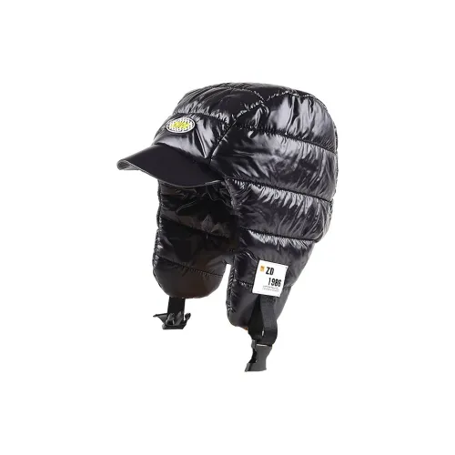 Yamaichi Maru Пуховики Ткань + Хлопок Полиэстер Смесь Шапка-ушанка Унисекс Черный Серый Желтый