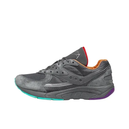 Saucony Aya Shock Absorbers Slip-resistant Low-Top Беговые кроссовки Мужские Серые