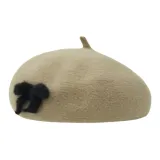 Плюшевый берет - хаки